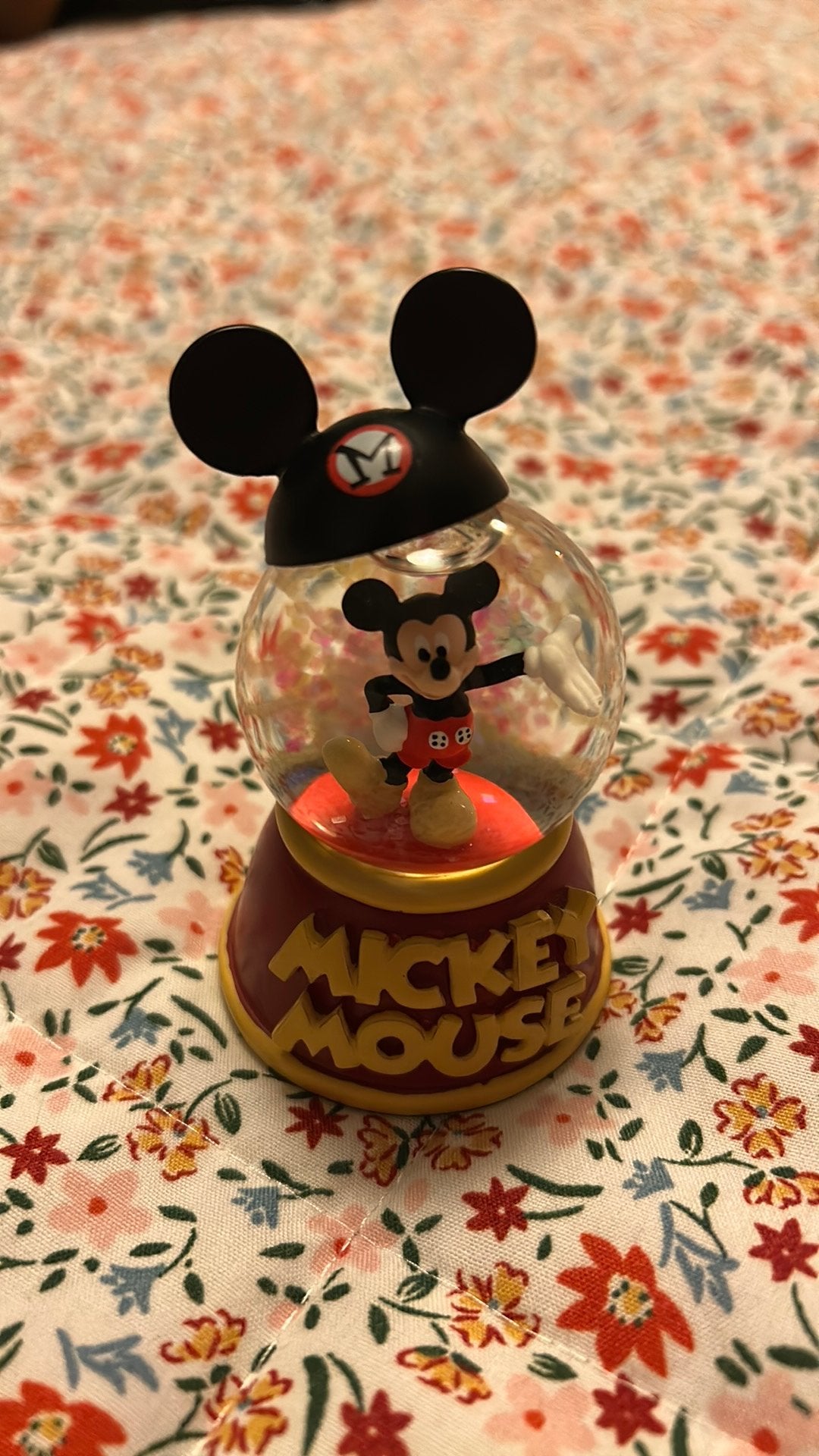 Mickey Mouse sneeuwbol, Ophalen of Verzenden, Mickey Mouse, Beeldje of Figuurtje