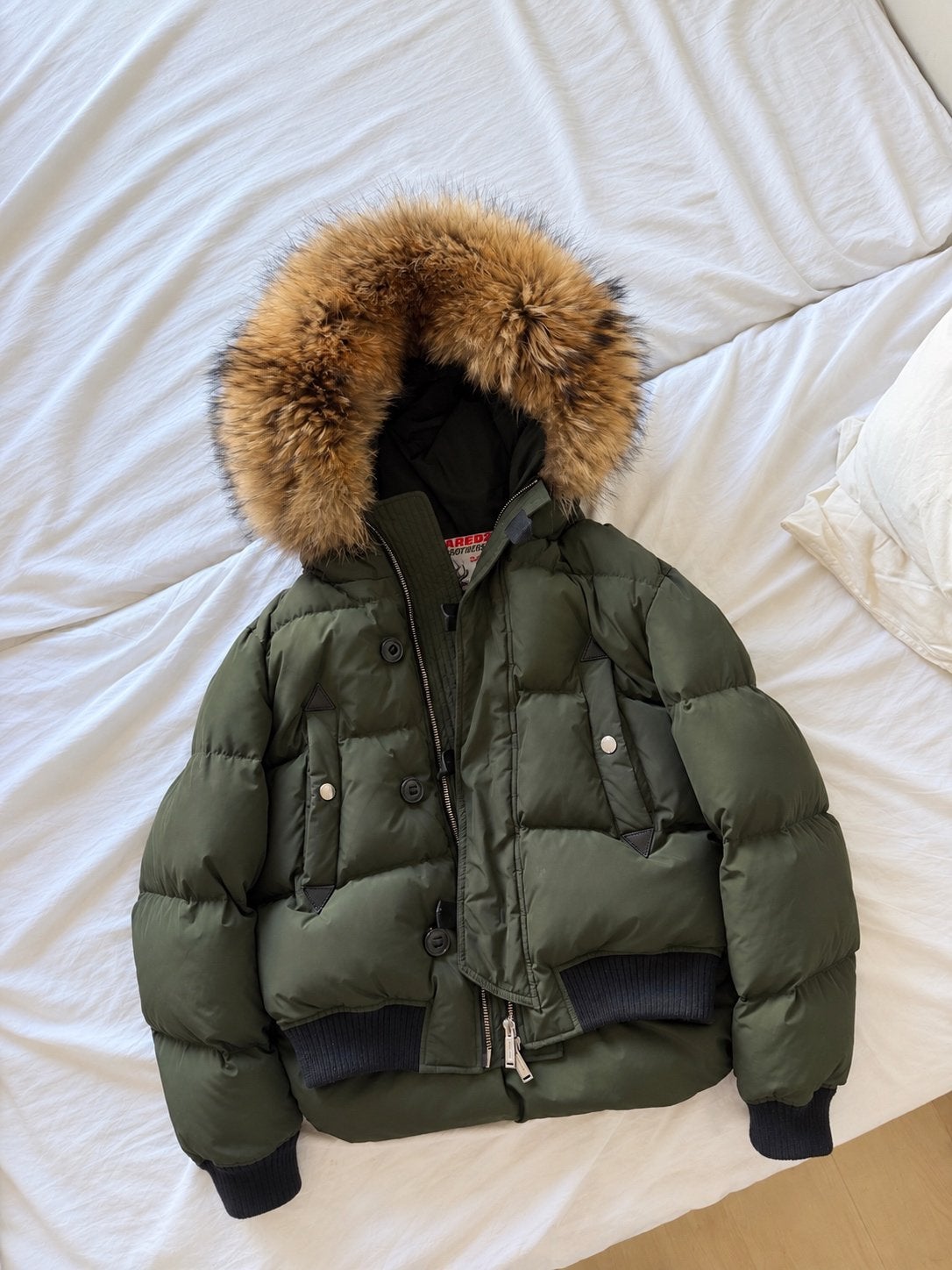 Originele Dsquared Jas Maat M, Ophalen of Verzenden, Zo goed als nieuw, Groen