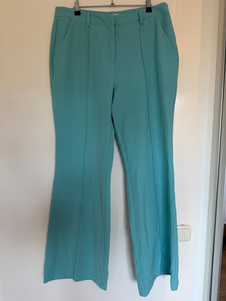 Costes Pantalon XL - Stijlvolle Turquoise Broek, Overige kleuren, Maat 46/48 (XL) of groter, Ophalen of Verzenden, Zo goed als nieuw