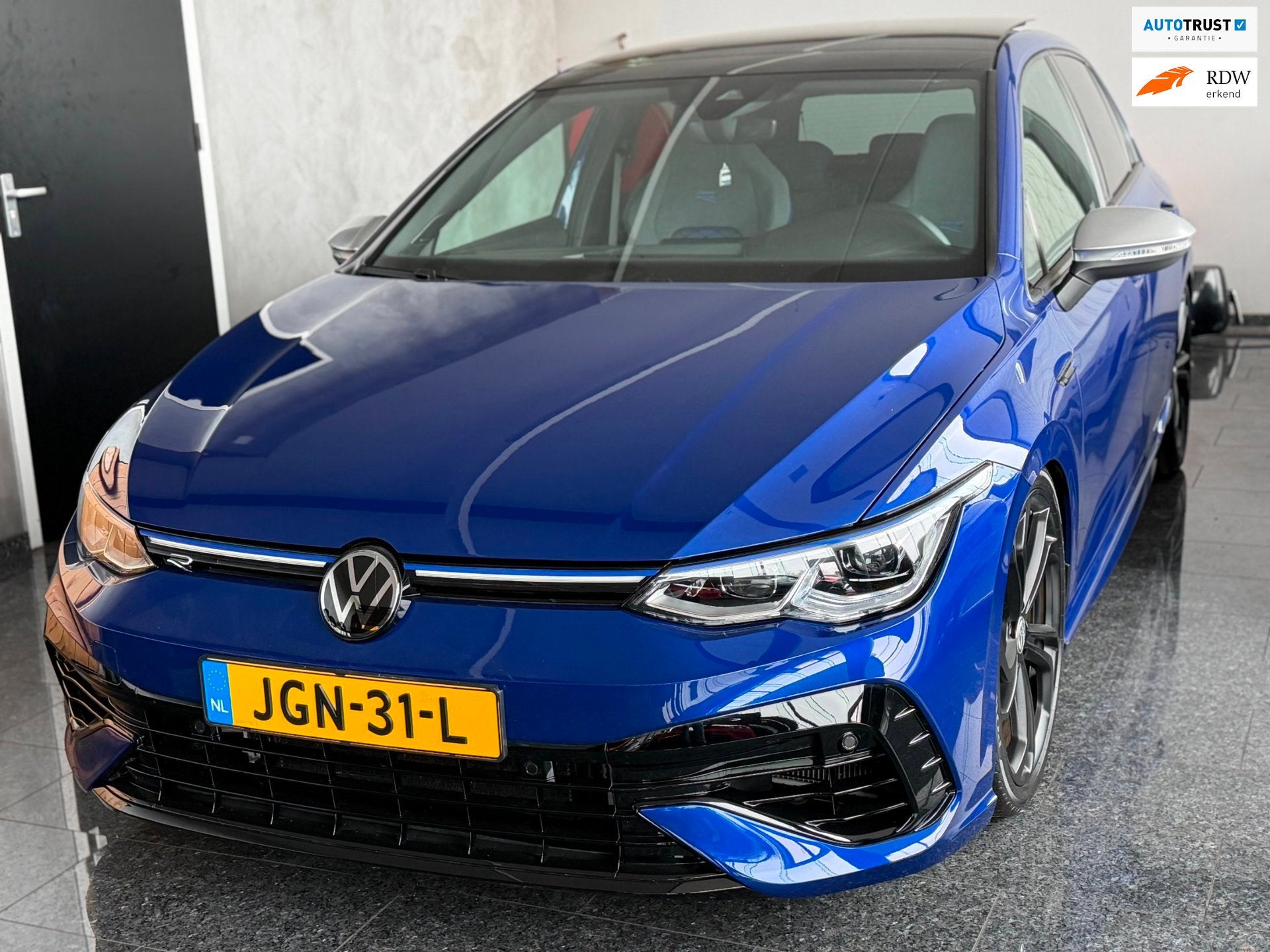 Volkswagen GOLF 2.0 TSI R 4Motion 333PK 2023 Blauw Bilstein, Auto's, Automaat, Dealer onderhouden, Gebruikt, 4 cilinders