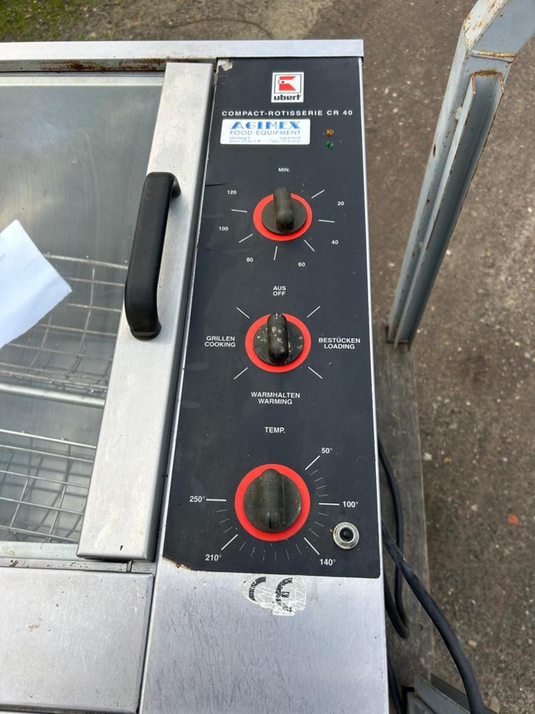 Professionele Kippengrill, Ophalen of Verzenden, Gebruikt, 25 tot 50 cm, Minder dan 100 cm