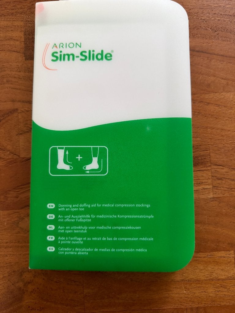 Arion Sim-slide aan en uittrekhulp voor elastische kousen, Ophalen of Verzenden, Nieuw