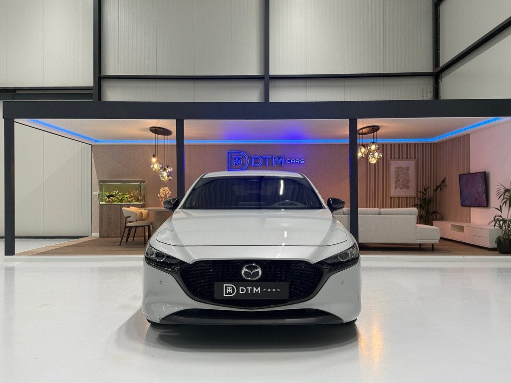 Mazda 3 2.0 e-Hybrid 150 Homura Aut. | HUD | Trekhaak | ACC, Auto's, 1998 cc, Stof, Gebruikt, Euro 6