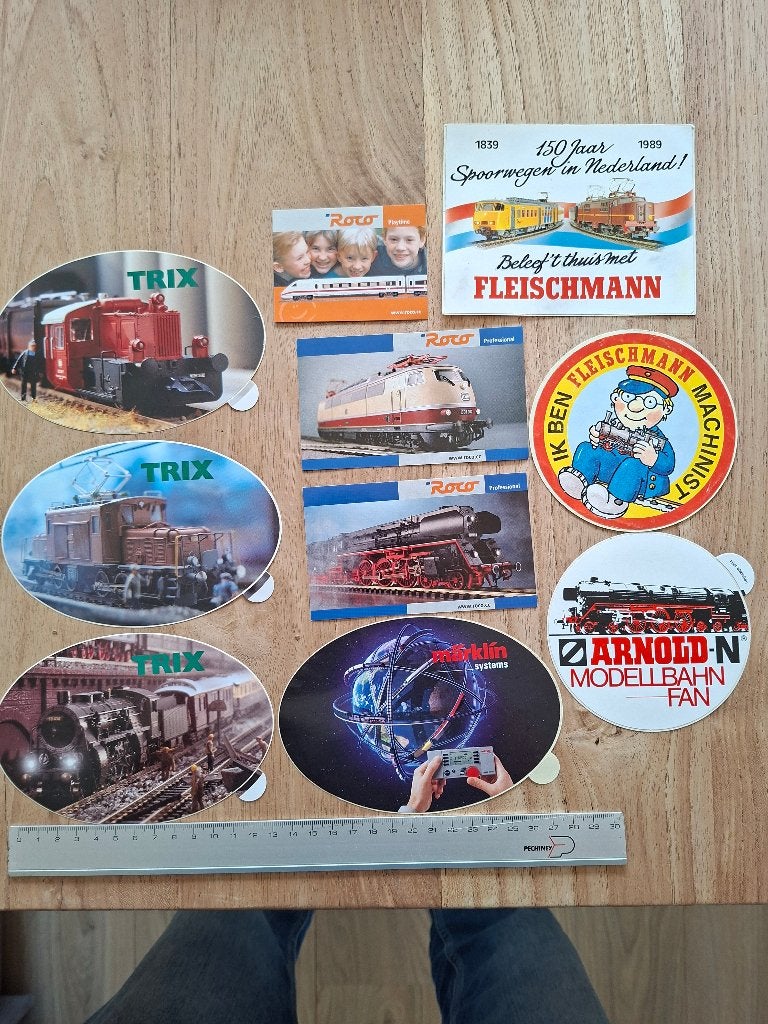 Stickers modelbouw treinen Trix, Roco, Fleischmann, Ophalen of Verzenden, Zo goed als nieuw, Overige typen