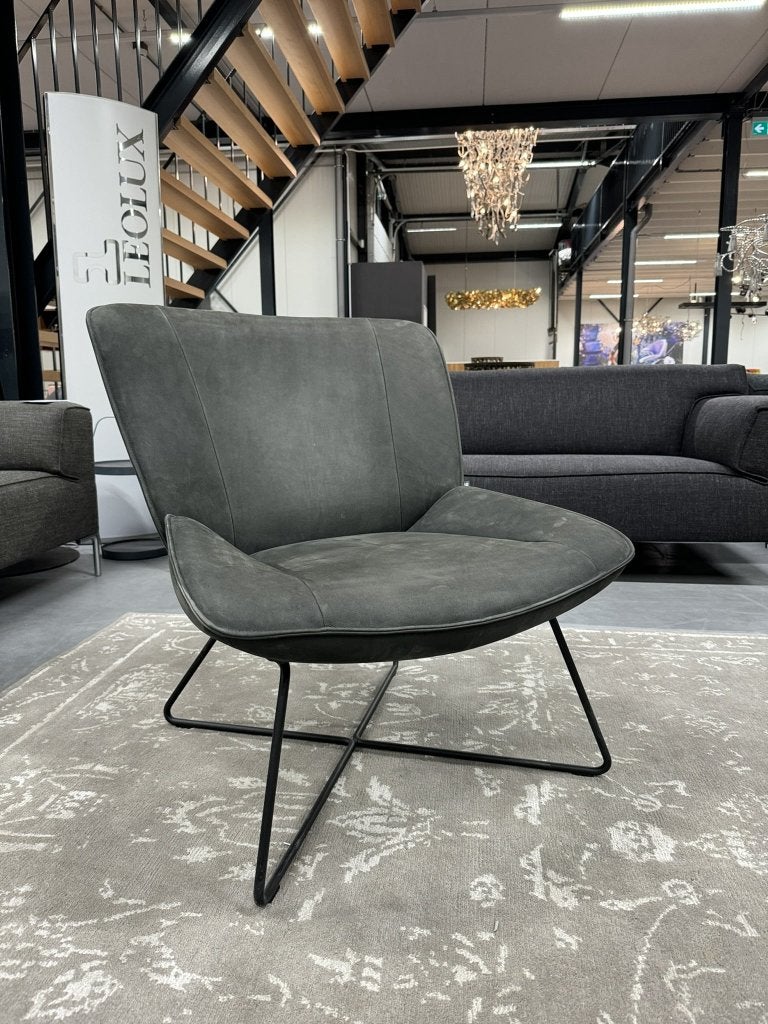 Showmodel Rolf Benz 383 Fauteuil Leer Design stoel, Huis en Inrichting, Fauteuils, Zo goed als nieuw, Leer, 75 tot 100 cm, 75 tot 100 cm