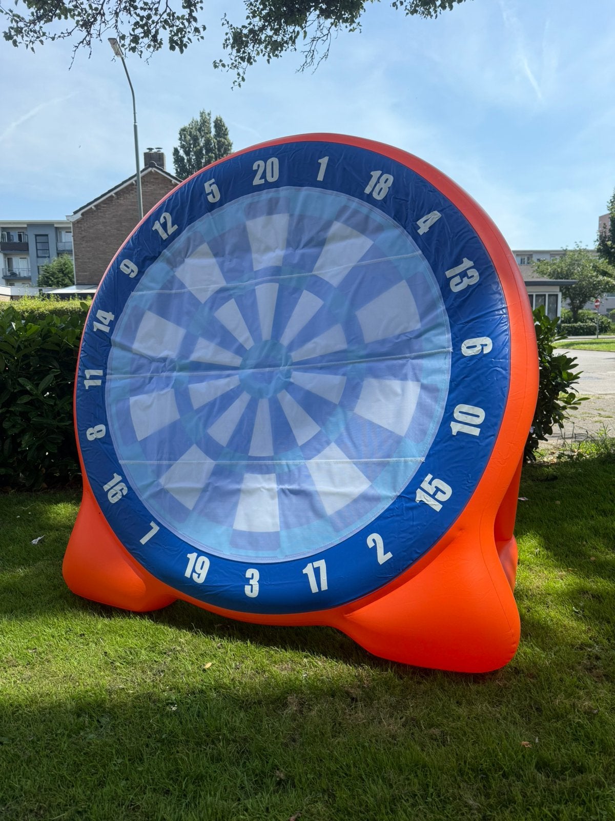 Voetbal darten - groot opblaasbaar dartbord, Ophalen, Zo goed als nieuw