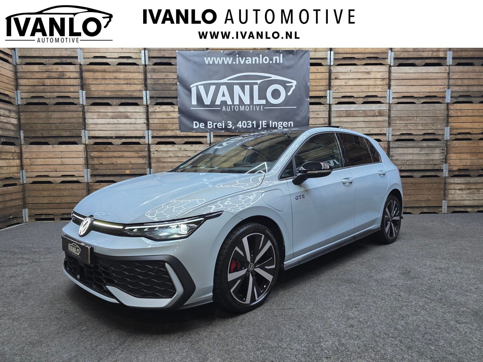 Volkswagen GOLF 1.5 eHybrid GTE Leder "vienna"Led IQ Lights, Auto's, 77 km/l, Euro 6, 4 cilinders, Blauw