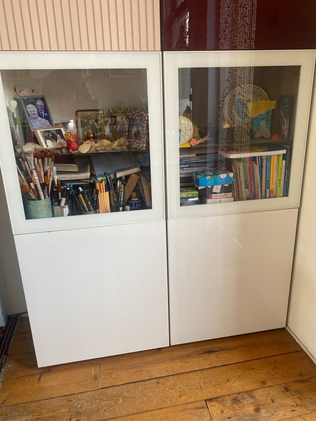 IKEA Kastdeuren (björkoviken) - Diverse Stijlen en Kleuren, Ophalen, Gebruikt, 100 tot 150 cm, 50 tot 100 cm
