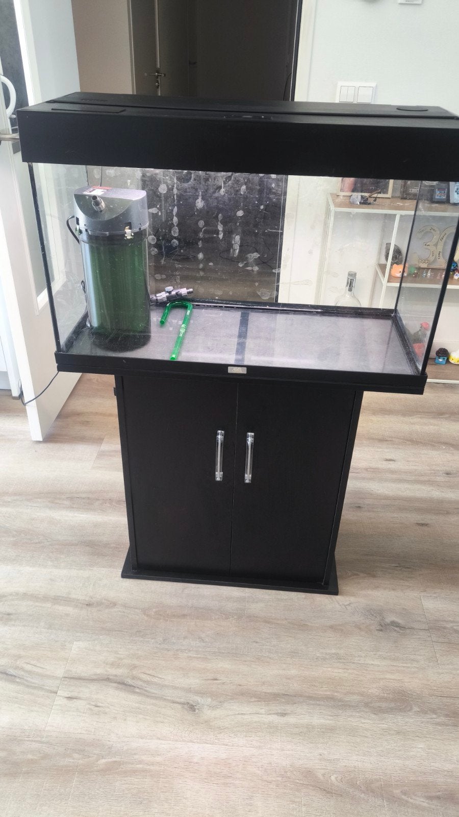 aquarium juwel 110L met meubel ,  pomp en warmte element, Ophalen, Gebruikt, Leeg aquarium, Verwarming