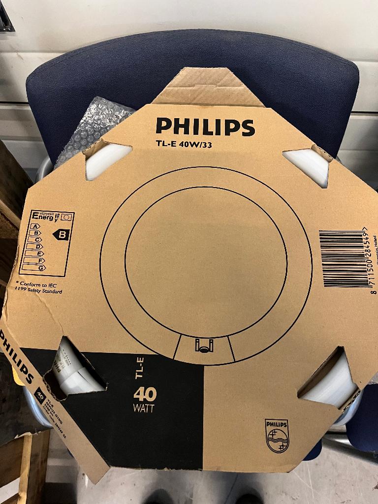 11 stuks Philips Circular Fluorescent Tube TL-E 40W/33-640, Ophalen, Minder dan 30 watt, Overige typen, Nieuw