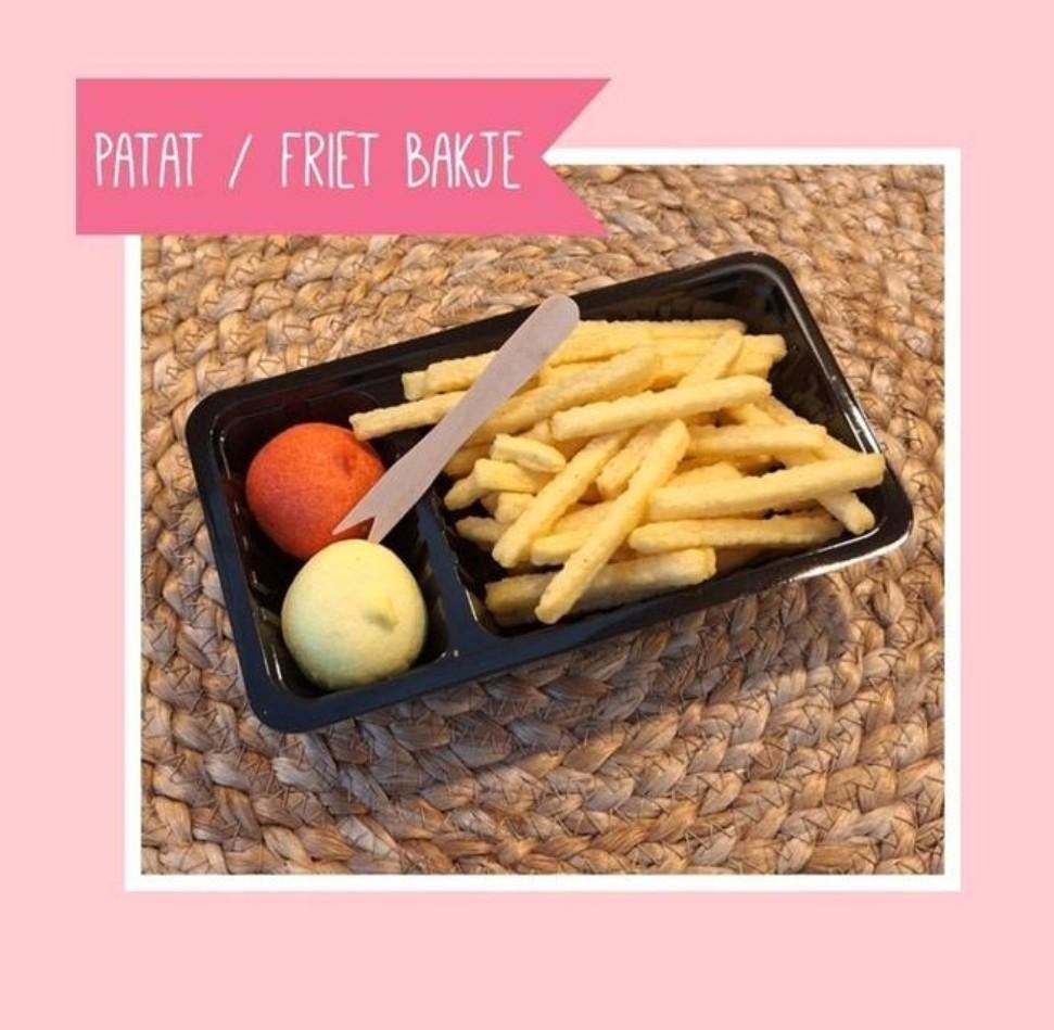 PATAT / FRIET bakje , vorkje en zakje, Ophalen of Verzenden, Nieuw