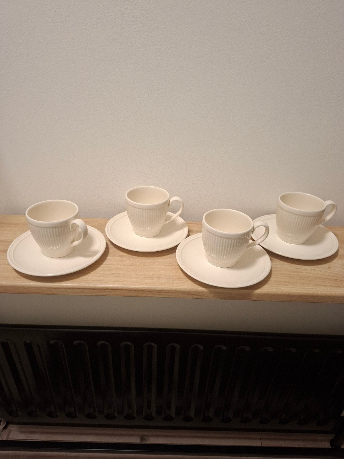 4 Nieuwe Wedgwood Windsor Kopjes met Schotels, Huis en Inrichting, Keuken | Servies, Ophalen of Verzenden