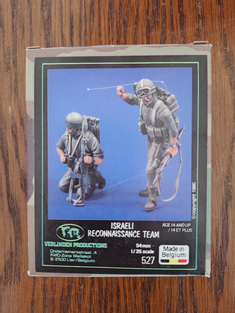 1:35 1/35 Verlinden Productions Israeli Reconnaissance Team, Ophalen of Verzenden, Zo goed als nieuw, 1:35 tot 1:50, Figuur of Figuren