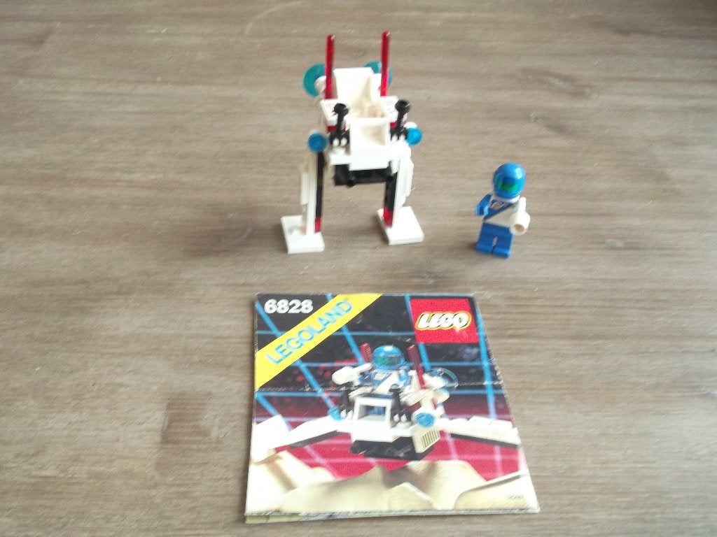 lego futuron 6828 twin winged spoiler (1988), Ophalen of Verzenden, Gebruikt, Complete set, Lego