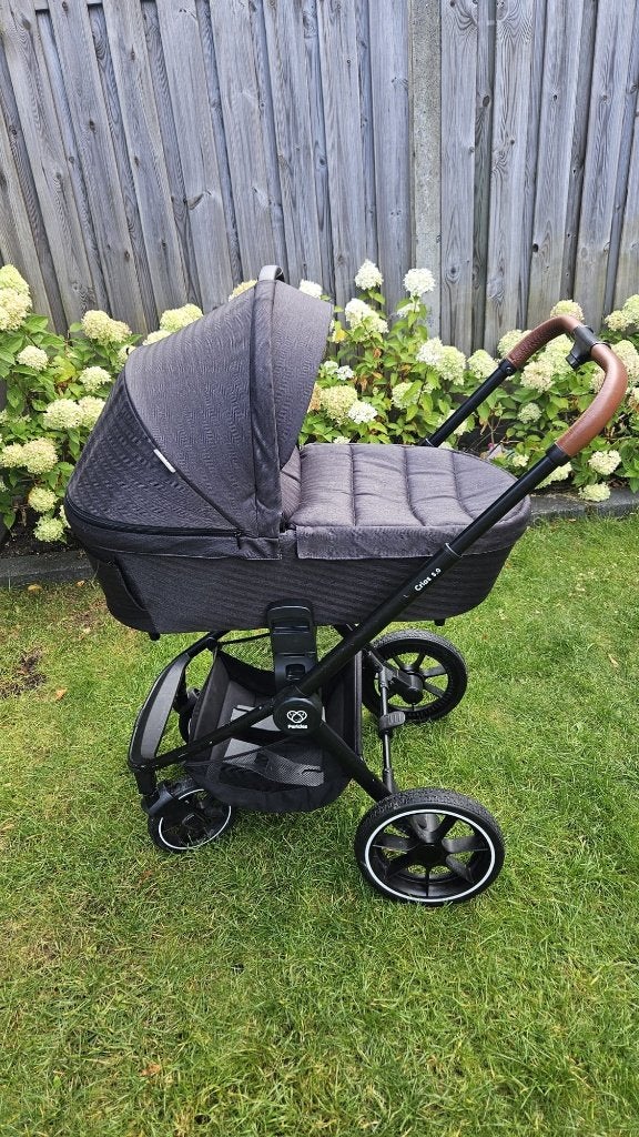 Kinderwagen Pericles Crios 3.0 Fishbone grey, Verstelbare duwstang, Zo goed als nieuw, Combiwagen, Ophalen