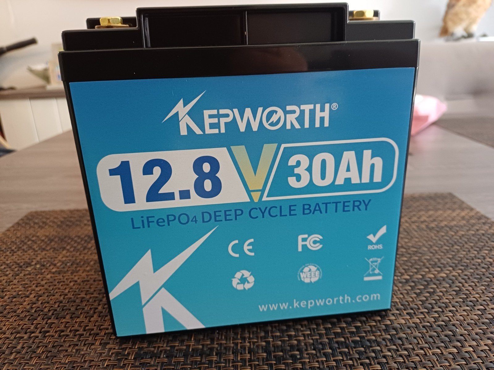 Kepworth 12.8V 30Ah LiFePO4 Deep Cycle Accu, Ophalen of Verzenden, Nieuw