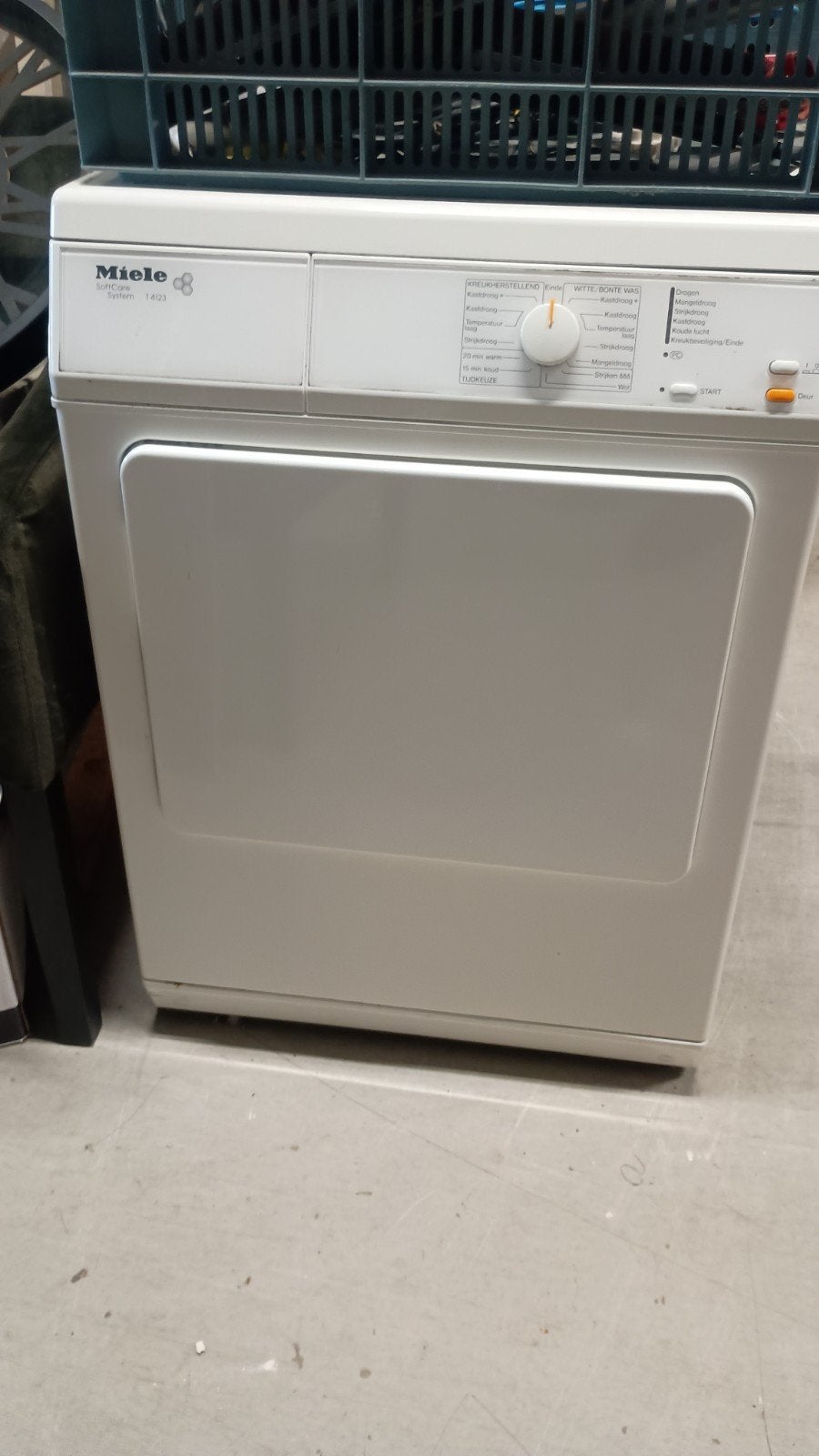 Miele droogtrommel met slangafvoer, Witgoed en Apparatuur, Wasdrogers, Ophalen, Gebruikt, Luchtafvoer, 85 tot 90 cm