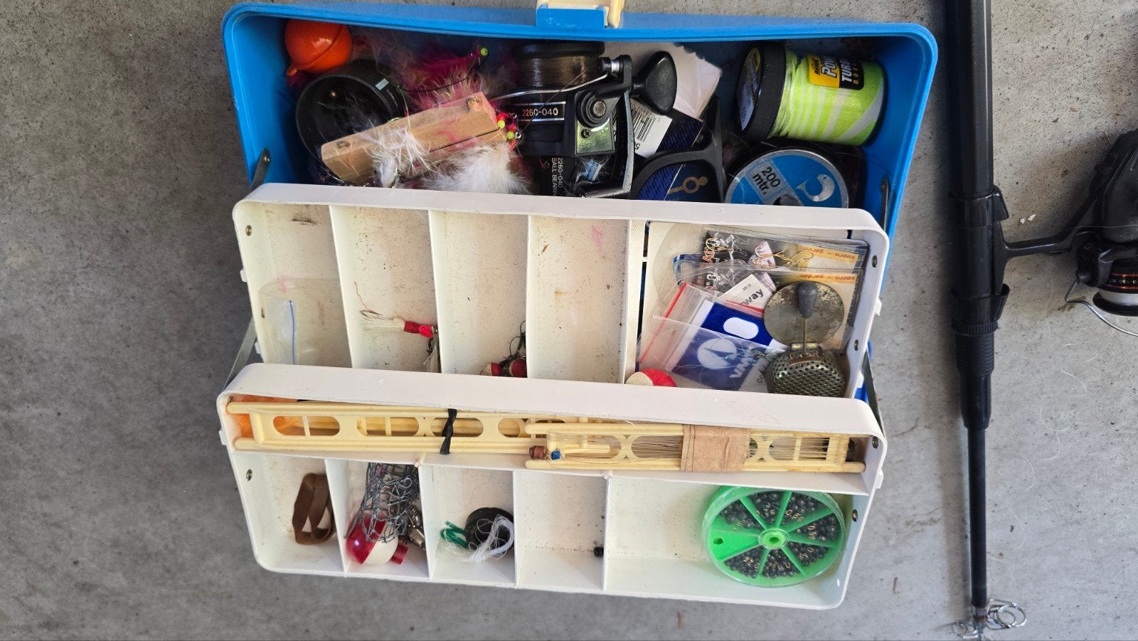 Complete visuitrusting: viskoffer, werphengel e.d., Watersport en Boten, Hengelsport | Algemeen, Ophalen