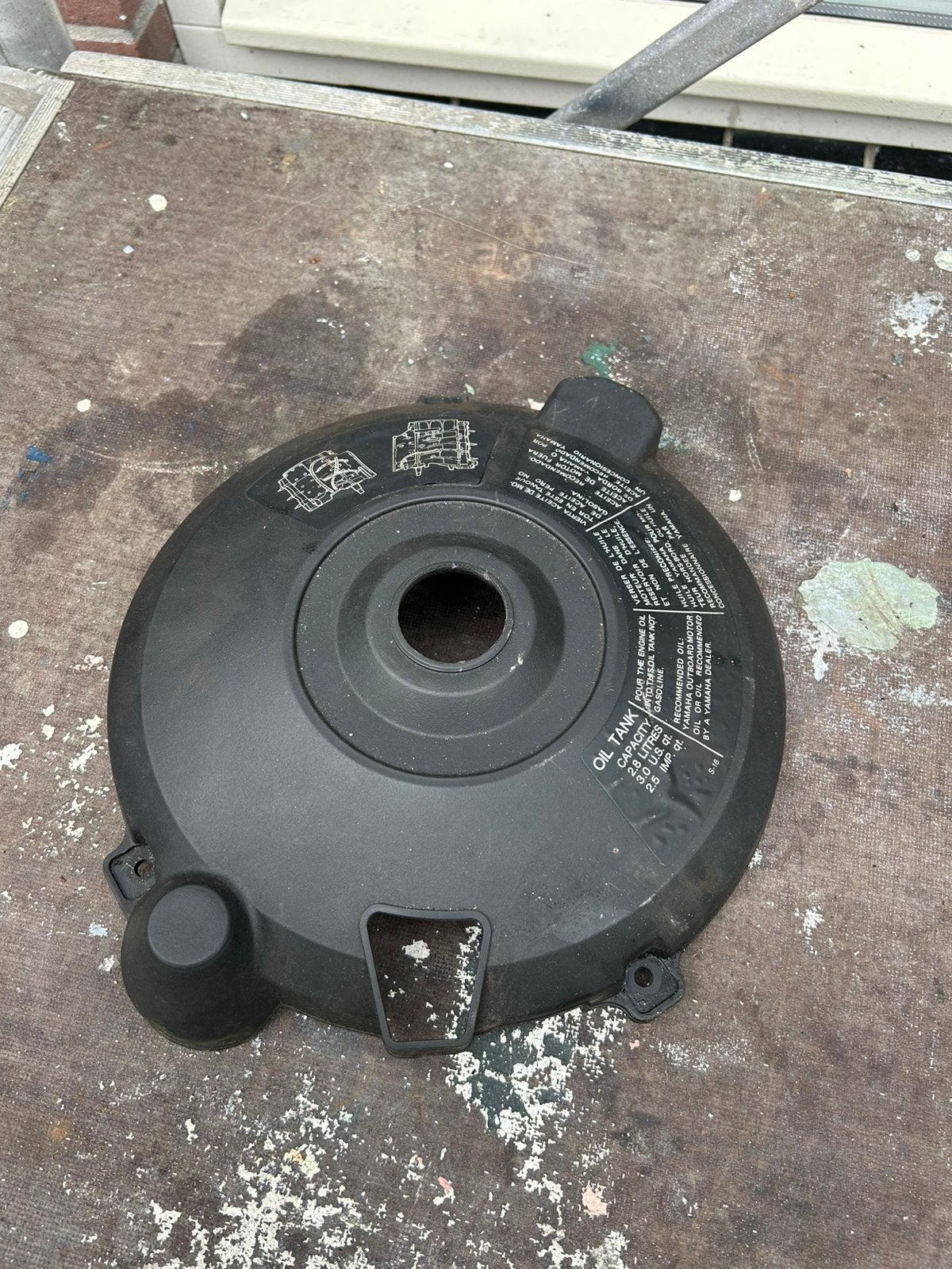Vliegwielkap Yamaha 50pk 2takt autolube, Ophalen of Verzenden, Motor en Techniek