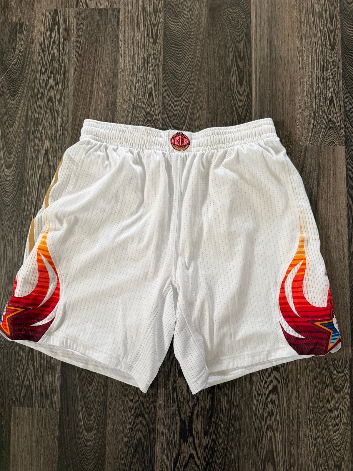Mitchell & Ness NBA All-Star Game 2009 Shorts Maat L, Maat 52/54 (L), Verzenden, Wit, Overige typen