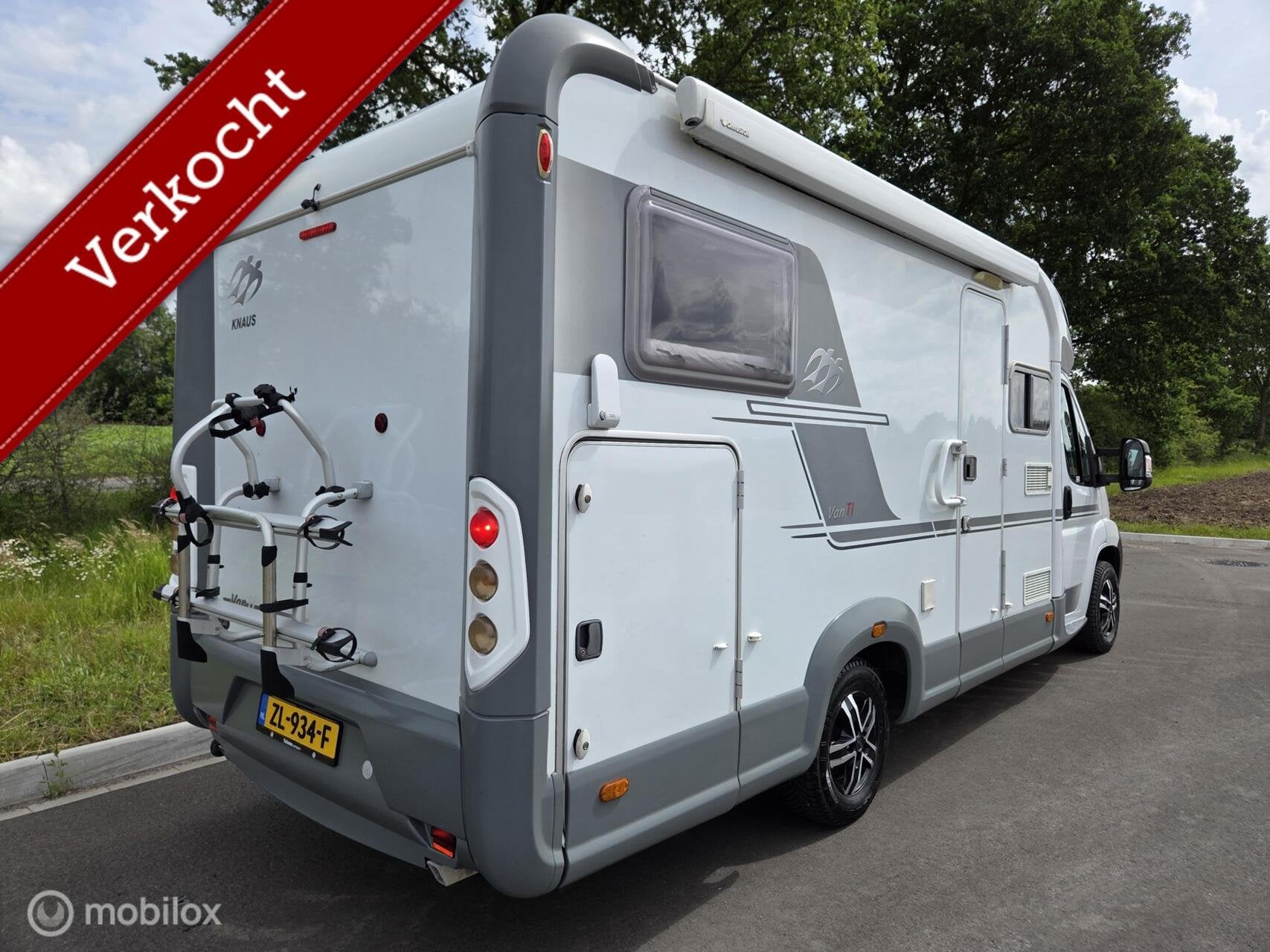 Knaus Van TI 600 ME 131PK ☆2008, Airco, 2x enkele bedden, Fietsendrager, 6 tot 7 meter, Bedrijf, 6 tot 7 meter