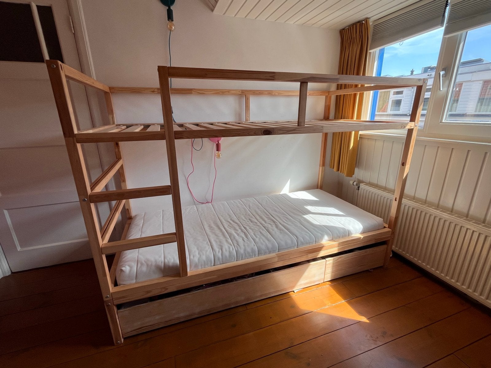 Ikea Kura bed (zonder onderste deel met lade), Ophalen, 90 cm, 160 tot 180 cm, Tweepersoons