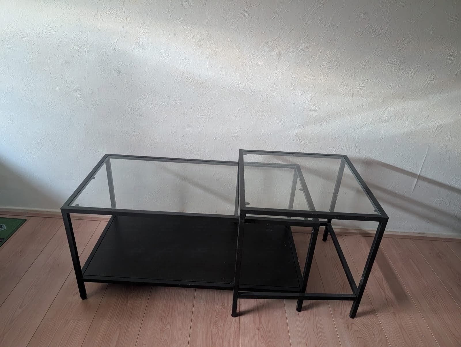 Ikea Vittsjo salontafel, Huis en Inrichting, Tafels | Salontafels, 50 tot 100 cm, Zo goed als nieuw, Rechthoekig, 50 tot 100 cm
