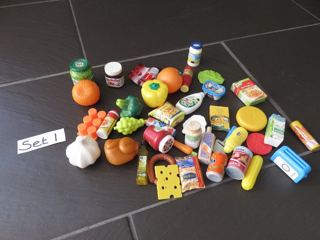 AH mini’s boodschappen van 40 stuks set 1., Ophalen of Verzenden, Gebruikt, Ontdekken