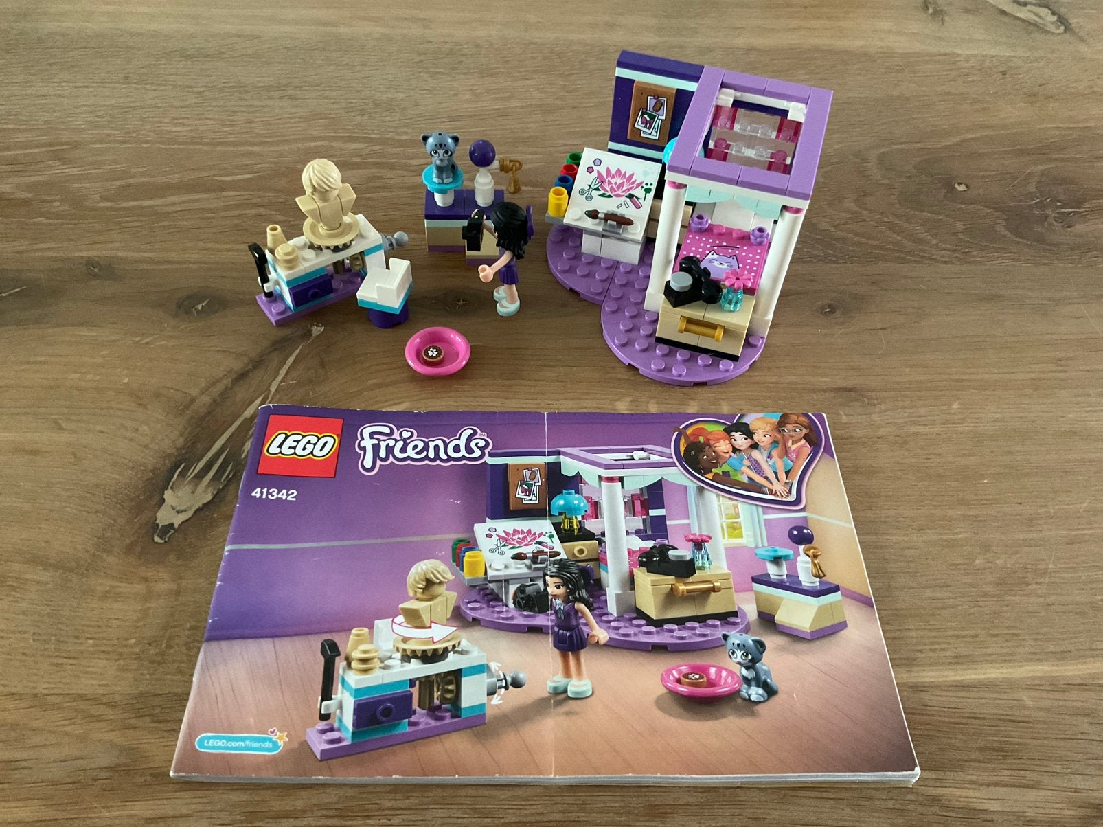 Lego Friends 41342, Emma’s luxe slaapkamer, Lego, Friends, Ophalen of Verzenden, Complete set