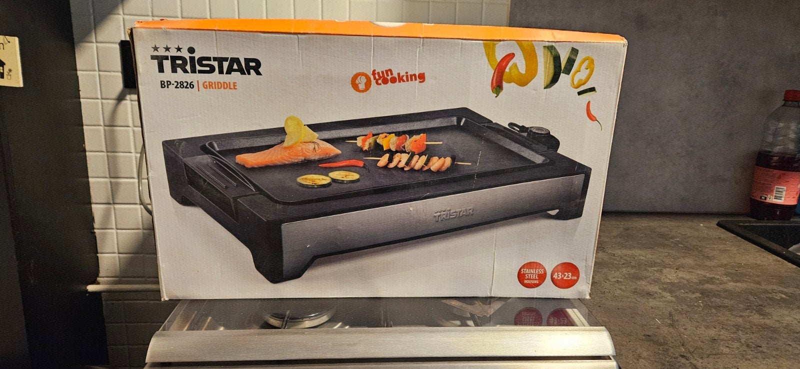 Tristar BP-2826 Grillplaat - Nieuw in doos, Ophalen