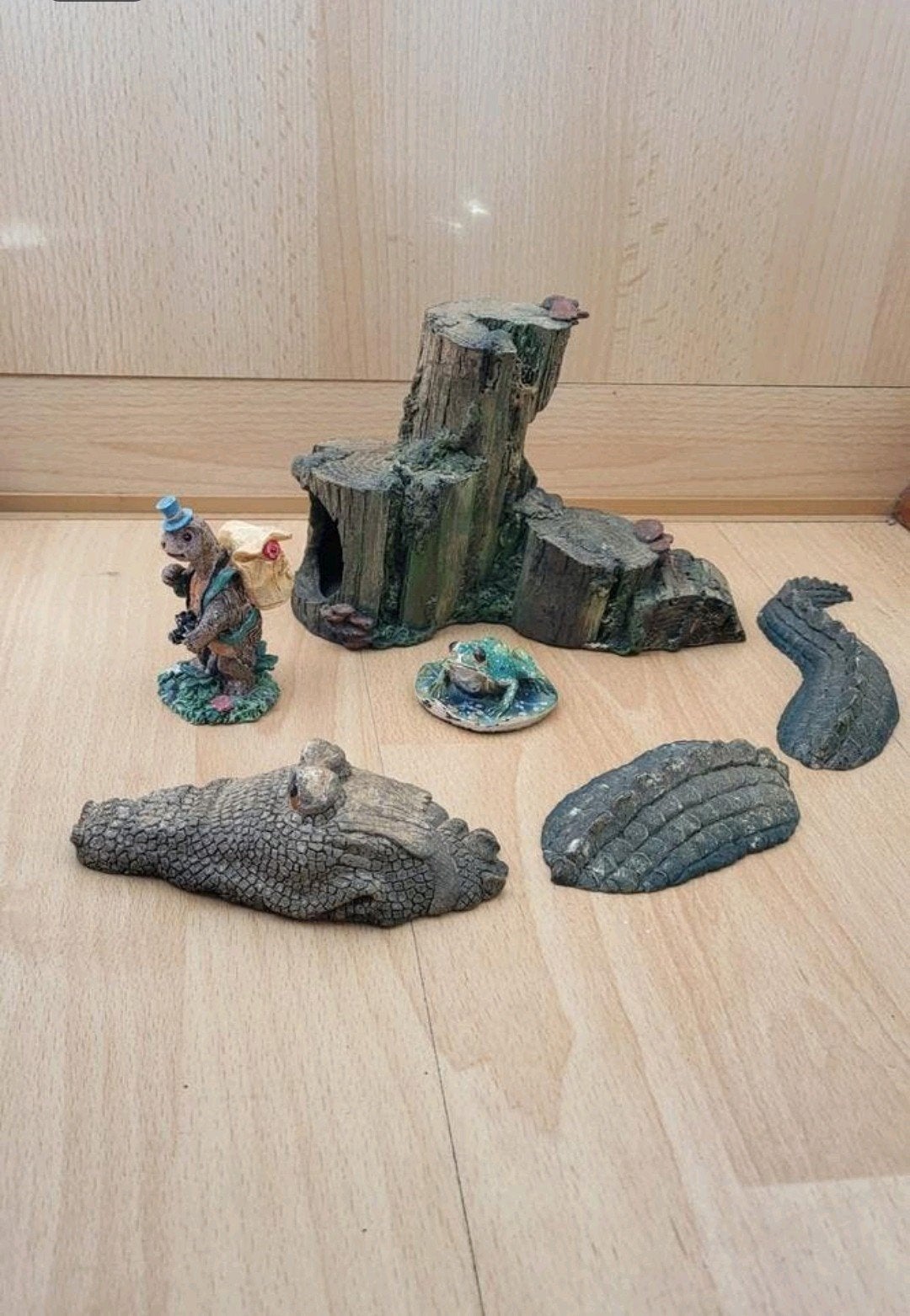 4 Aquarium-decoraties, Ophalen of Verzenden, Zo goed als nieuw, Decoratie, Overige merken