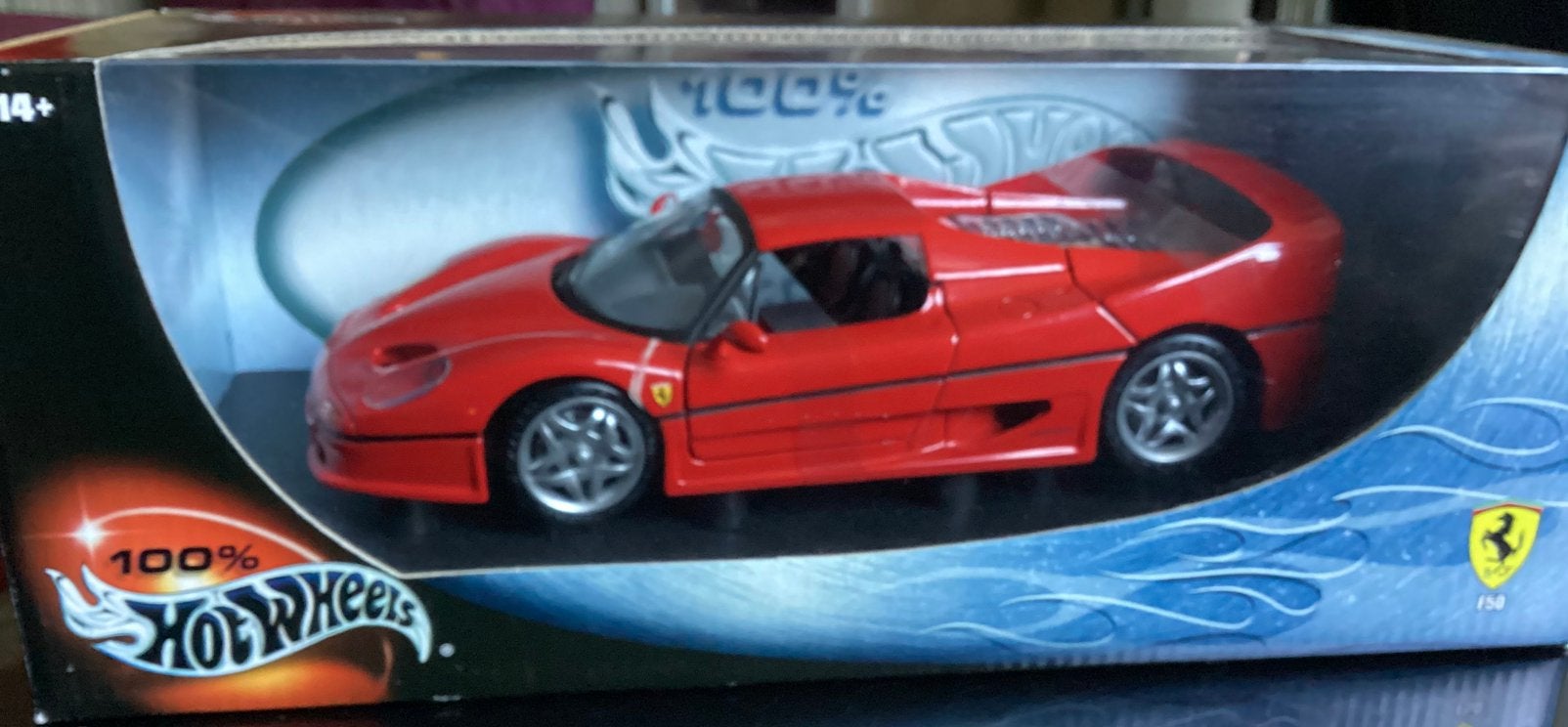 Ferrari F50, Ophalen of Verzenden, Zo goed als nieuw, Auto, Hot Wheels