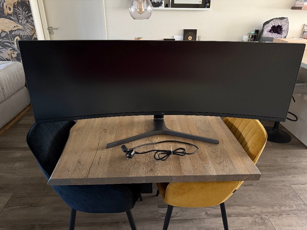 Samsung CRG9 49" Ultrawide 5120x1440 120Hz QLED, Computers en Software, Monitoren, Gebruikt, 3 tot 5 ms, 101 t/m 150 Hz, Hoofdtelefoonaansluiting