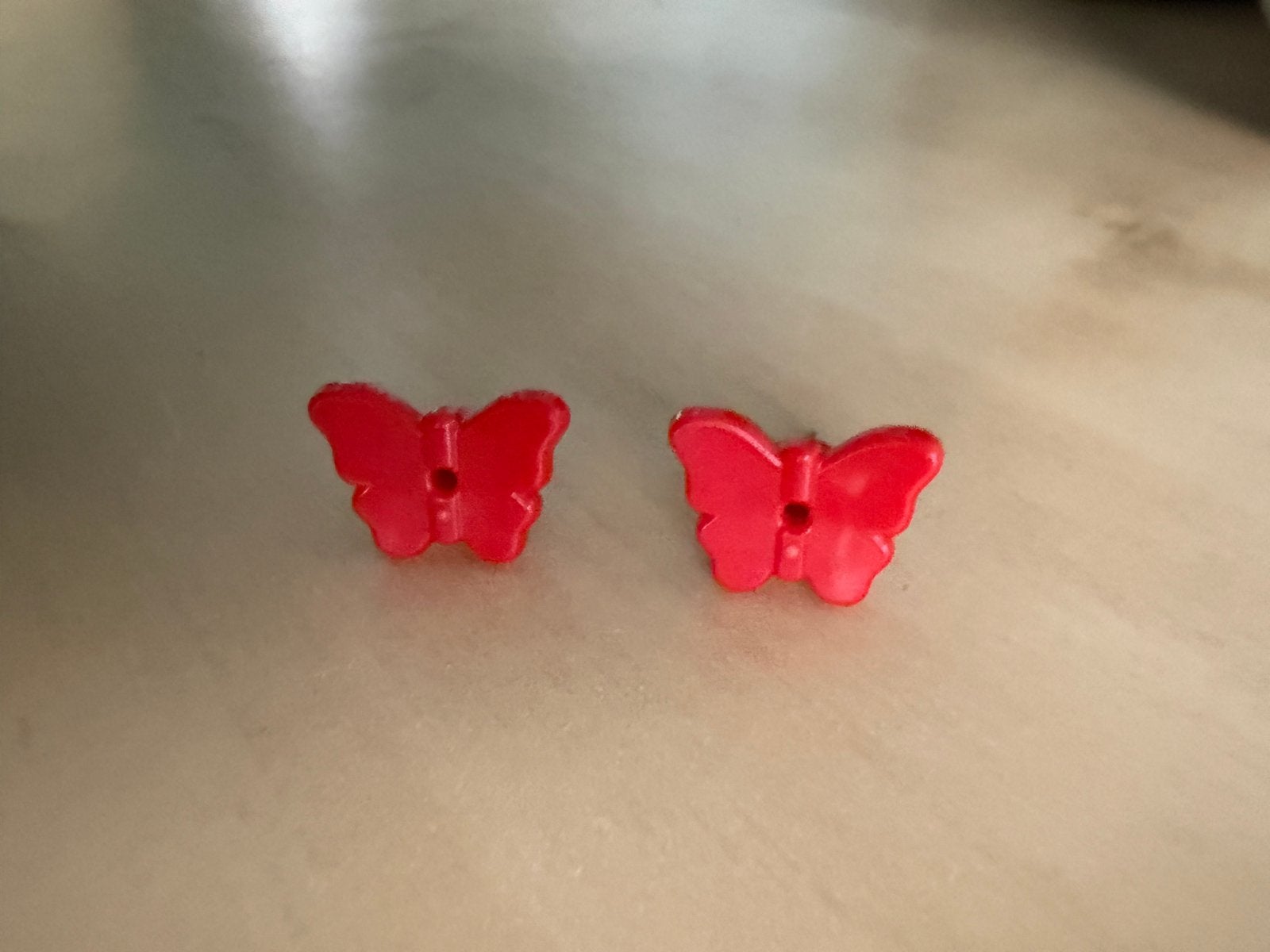 Oorbellen lego vlinders, Ophalen of Verzenden, Zo goed als nieuw, Staal