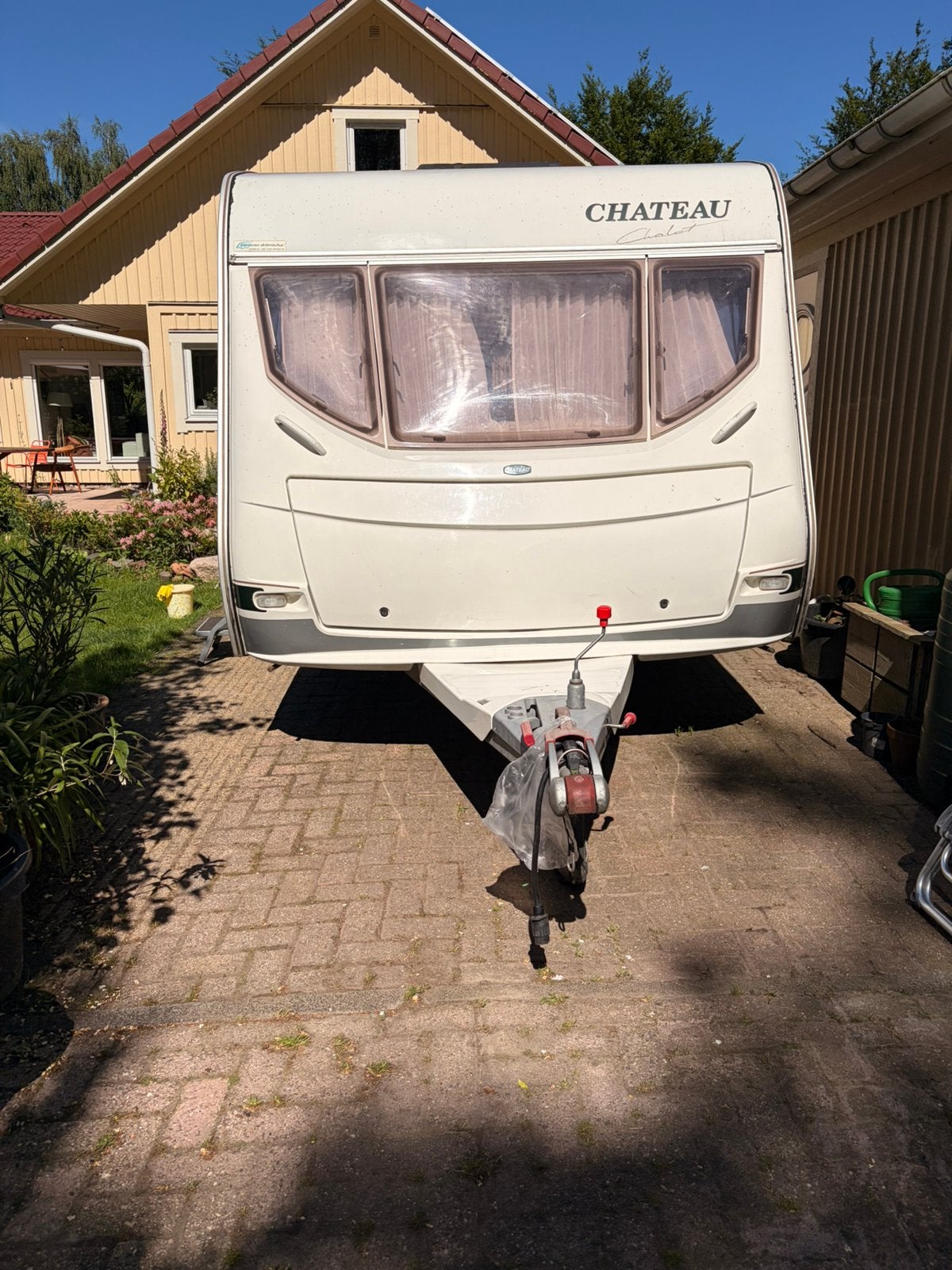 Chateau Calista 450, Caravans en Kamperen, Caravans, Frans bed, Particulier, 4 tot 5 meter, Schokbreker