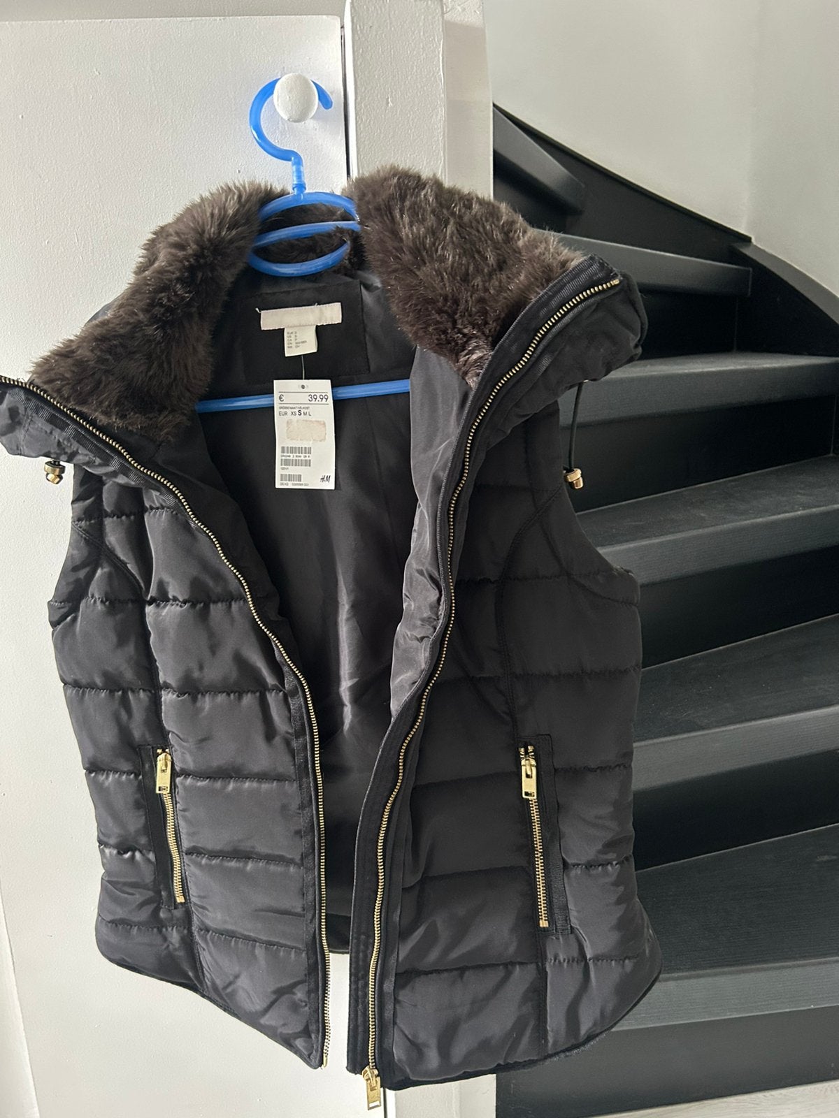 Dames bodywarmer, Kleding | Dames, Ophalen of Verzenden, Zo goed als nieuw, Maat 38/40 (M), Zwart