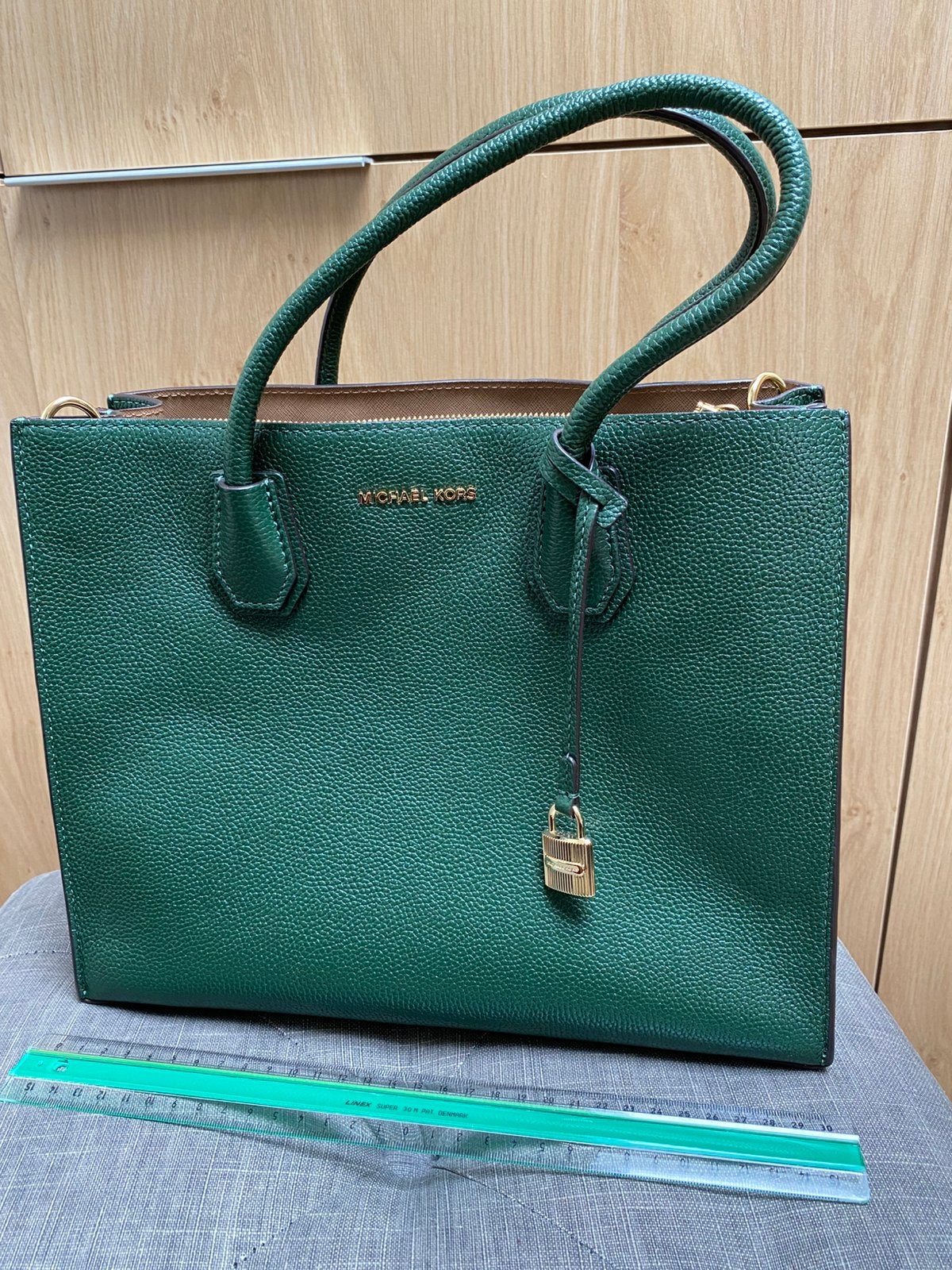 Michael kors mercer tas groen, Ophalen of Verzenden, Nieuw, Groen, Shopper