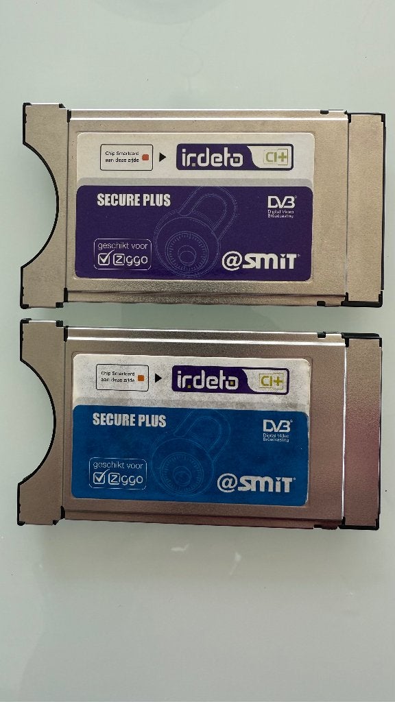 SMIT CI+ Module Ziggo Irdeto Secure Plus(nog 1 beschikbaar), Ophalen of Verzenden, Zo goed als nieuw, Decoder