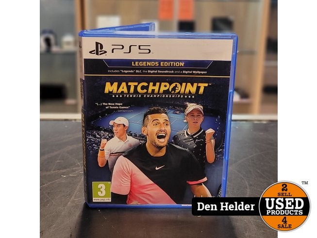 Matchpoint Tennis Champion Ships Playstation 5 Game - In Net, Sony, Zo goed als nieuw, Support@sony.com, 1-7-1 Konan, Minato-ku
Tokyo 108-0075
Japan