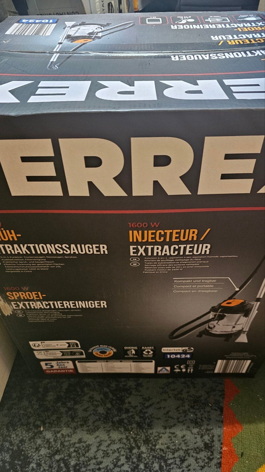NIEUW Ferrex sproei / extractiereiniger, Ophalen of Verzenden, Nieuw, Overige typen