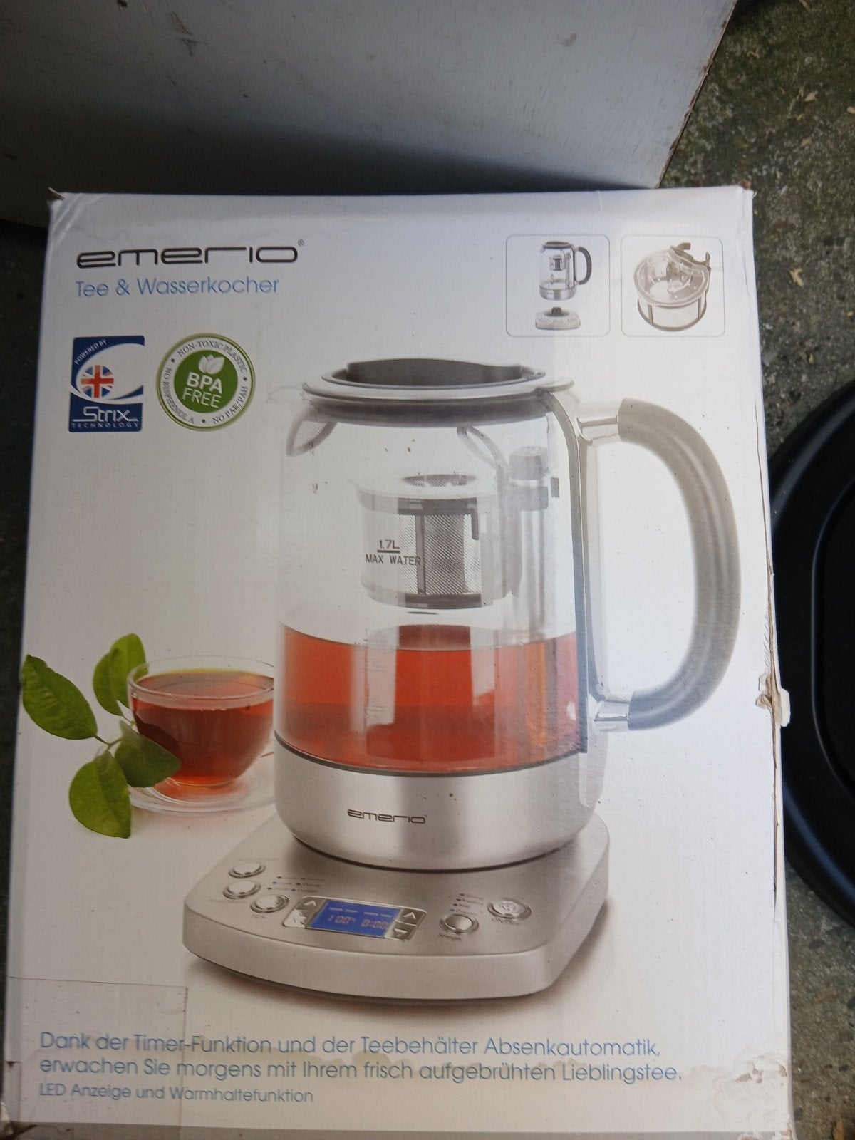 nieuw in doos theemaker, 1 tot 2 liter, Ophalen, Nieuw