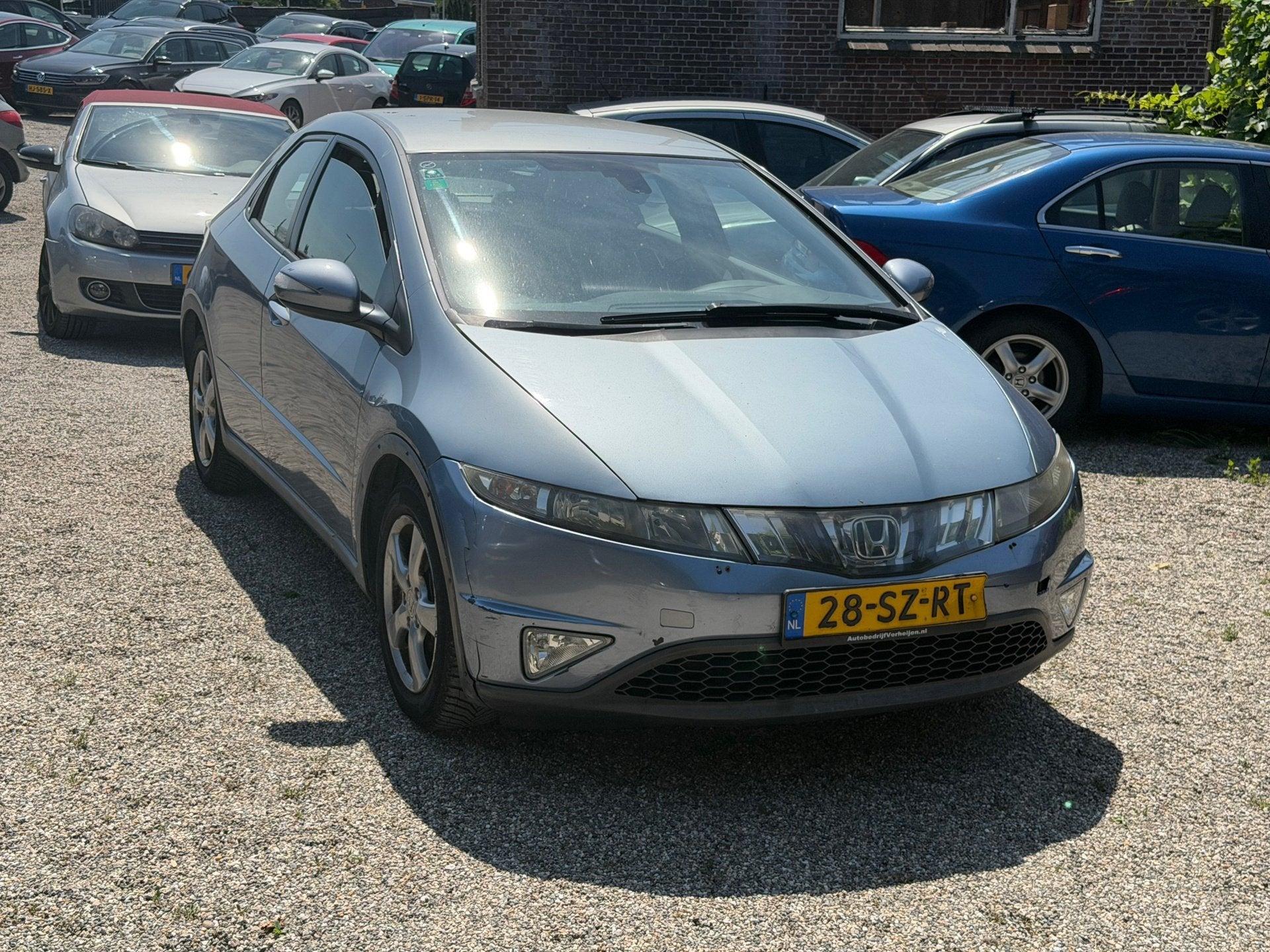 Honda Civic 1.4 Sport Airco Zeer Netjes Onderhouden Nieuwe B, Gebruikt, 4 cilinders, Startonderbreker, Blauw