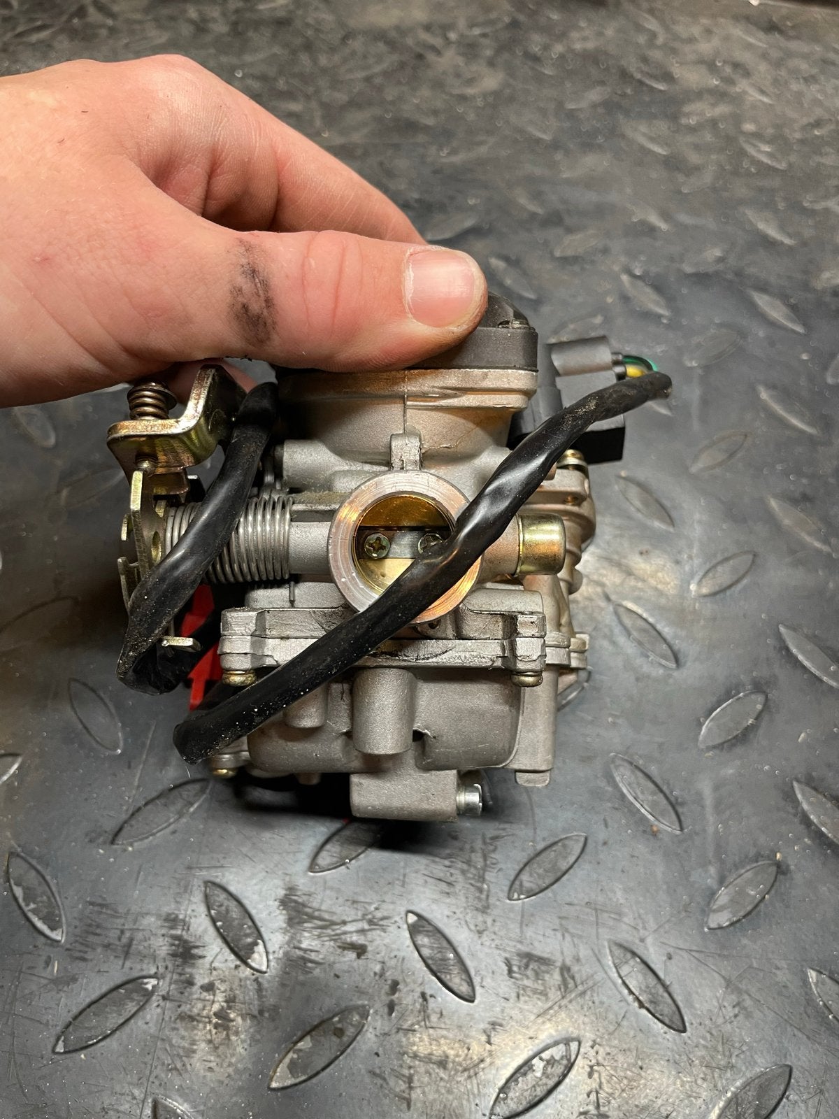 Sym Mio Carburateur 50cc - Zo goed als nieuw met choke, Ophalen of Verzenden, Zo goed als nieuw, Carburateur, SYM
