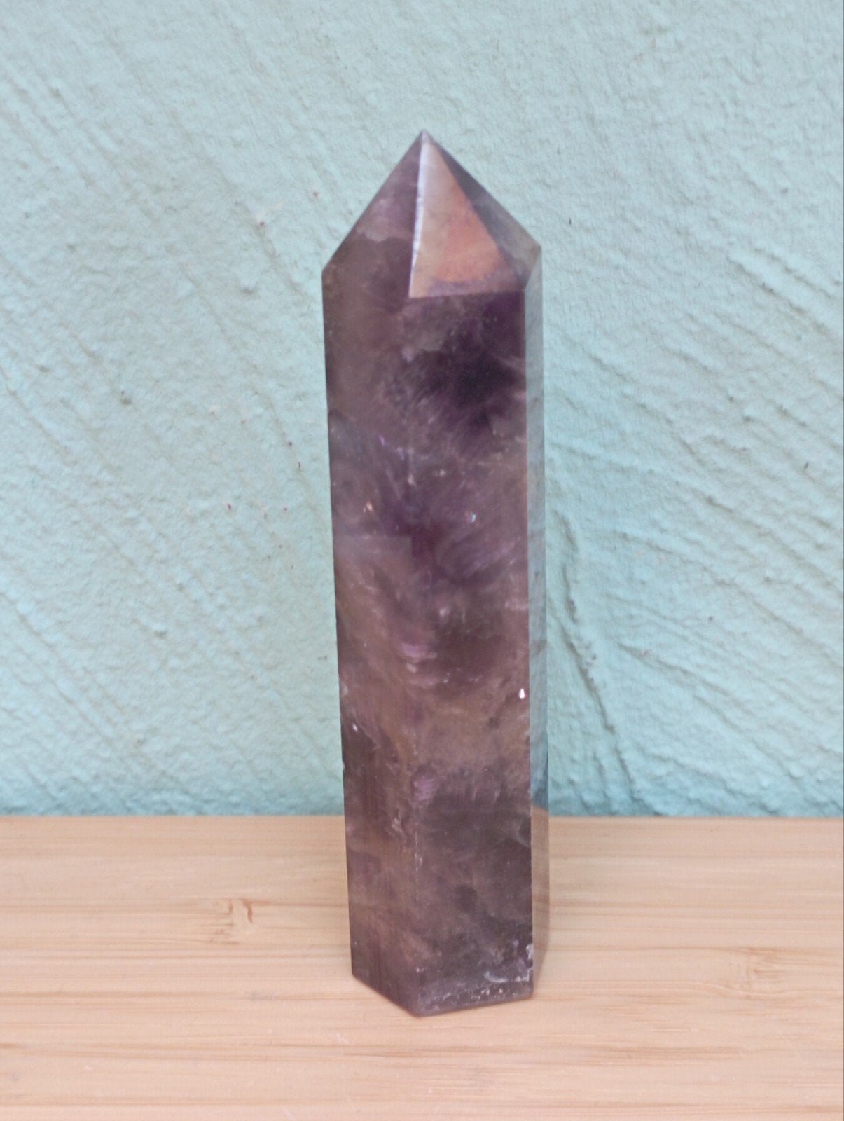 Amethist punt 88mm, Ophalen of Verzenden, Mineraal