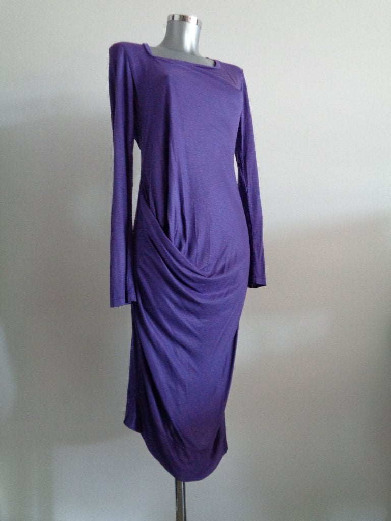 Vivienne Westwood Red Label jurk, medium, NIEUW, kaartje, Maat 38/40 (M), Paars, Vivienne Westwood, Nieuw