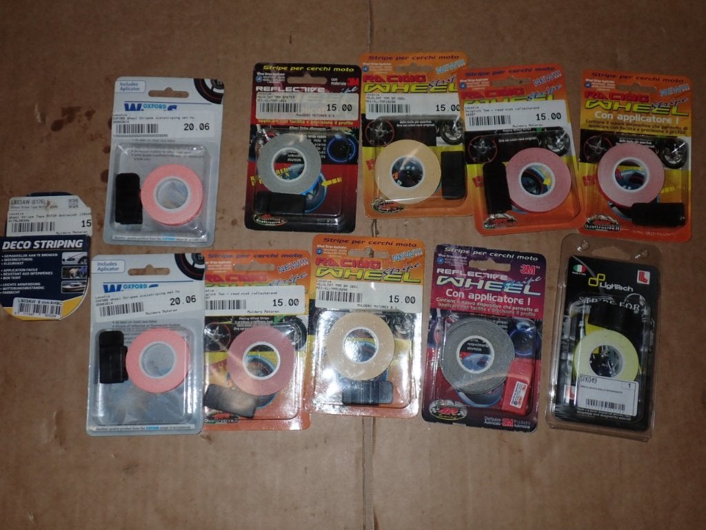 Auto / Motor Velg Tape Pin Stripe 11 Stuks, Ophalen of Verzenden