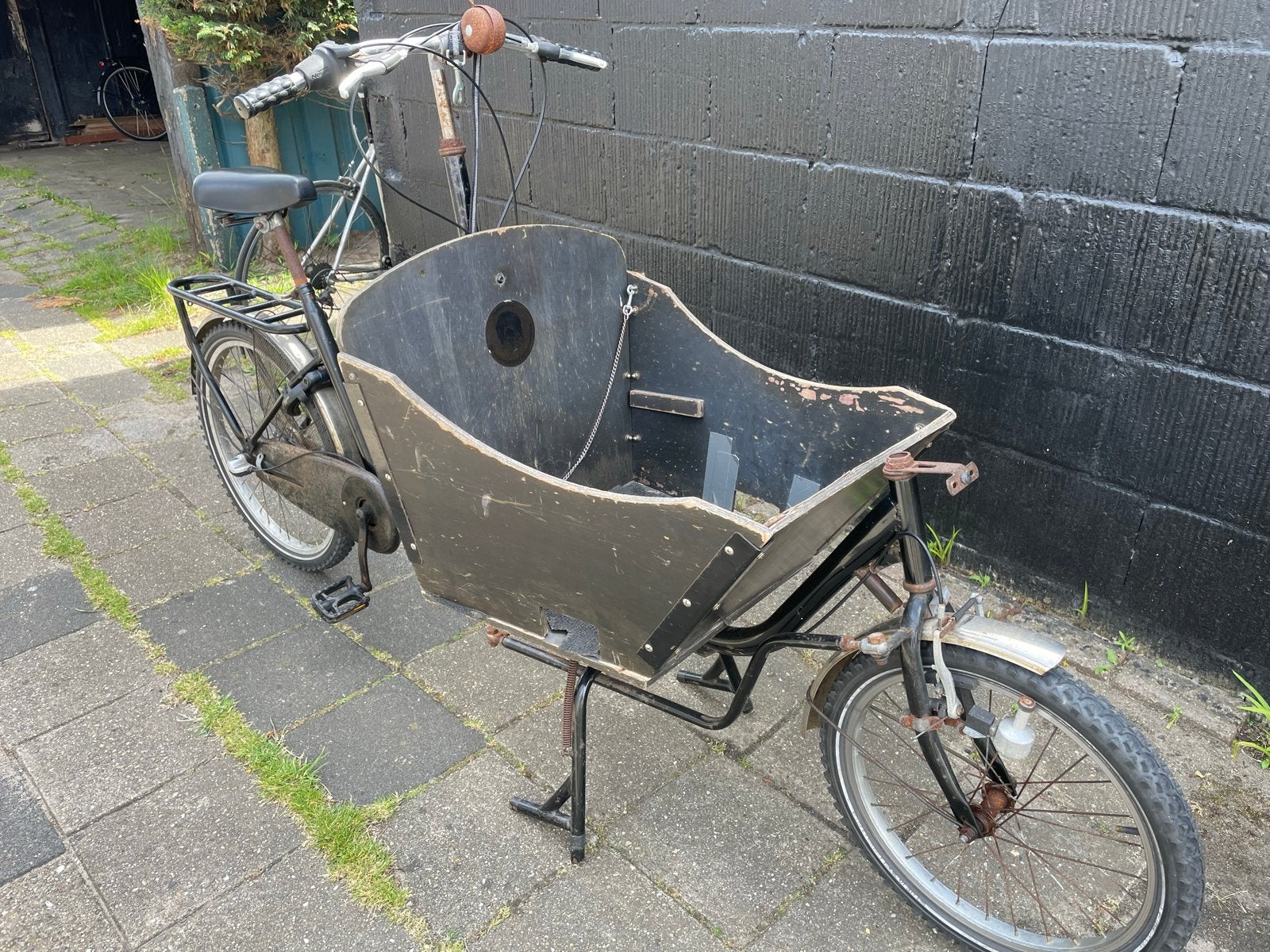 Bakfiets - ideaal voor goederen, Fietsen en Brommers, Gebruikt, 2 kinderen, Trommelrem, Ophalen