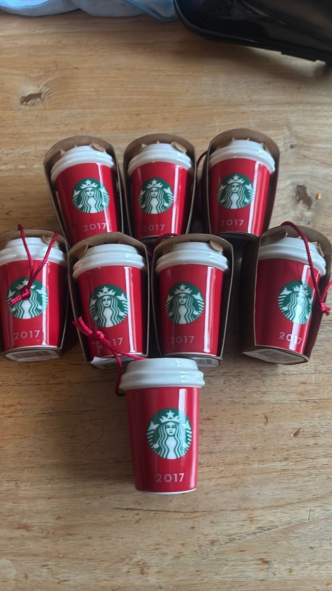 Starbucks red cup 2017 | limited editon kerstbal, Ophalen of Verzenden, Nieuw