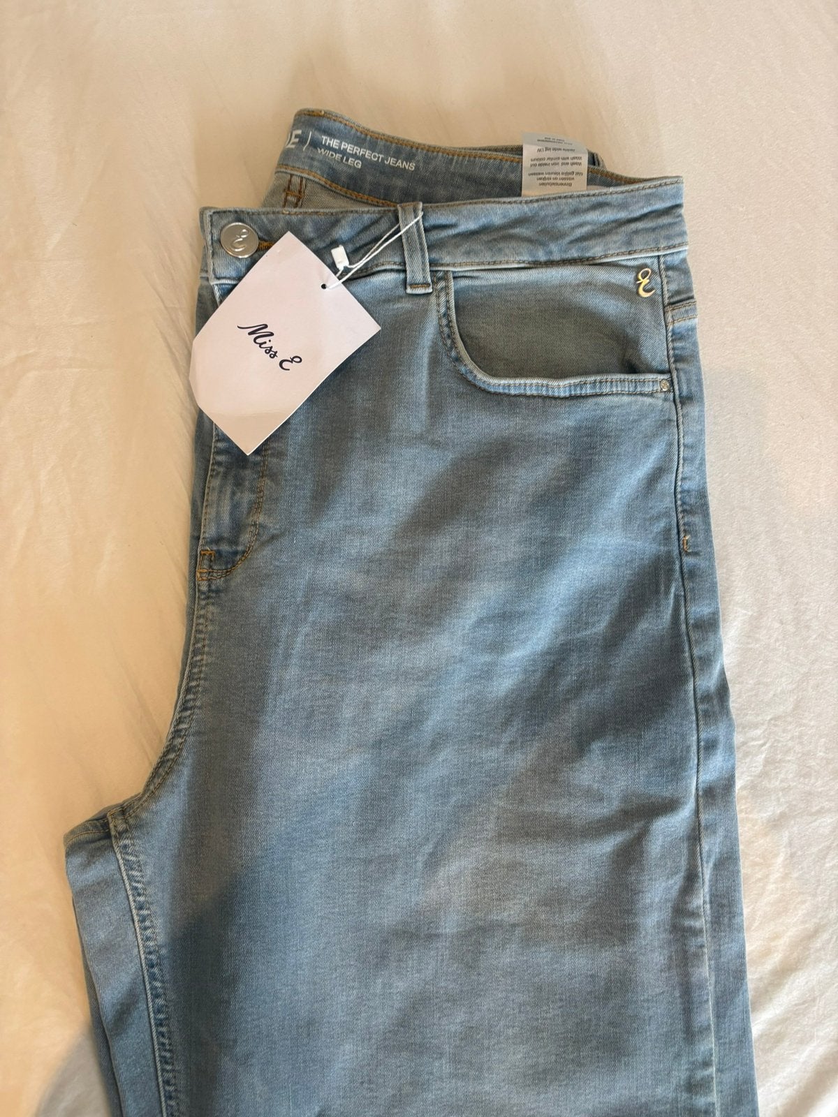 Miss Etam Dames broek, Blauw, Maat 42/44 (L), Nieuw, Ophalen of Verzenden