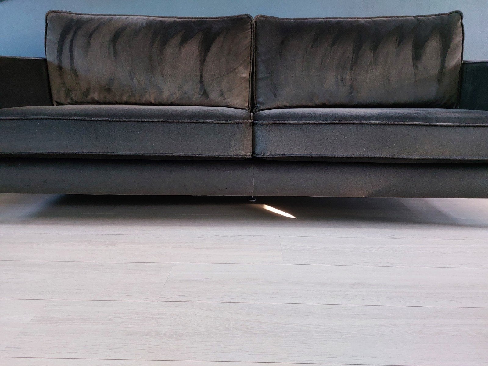 woood bankstel robin warmgroen 3 zits, Ophalen, Gebruikt, Driepersoons, 75 tot 100 cm